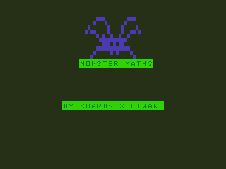 Game cover: Monster Maths