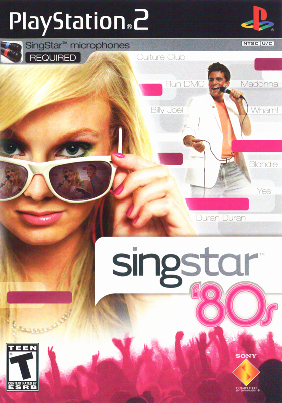 Game cover: SingStar: '80s