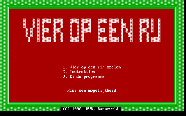 Game cover: Vier op een rij