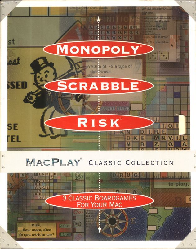 Game cover: Monopoly / Scrabble / Risk: MacPlay Classic Collection