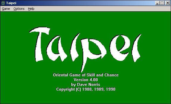 Game cover: Taipei