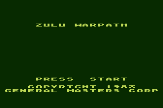 Game cover: Zulu Warpath