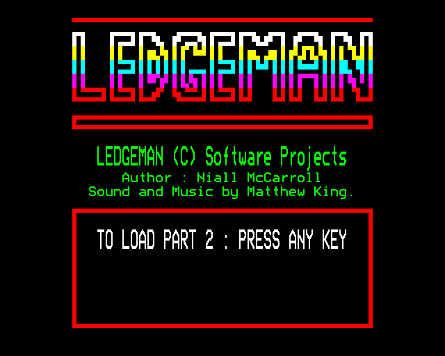 Game cover: Ledge Man