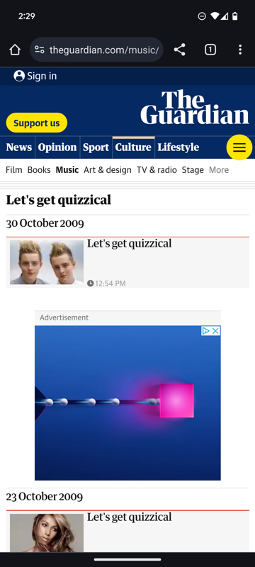 Game cover: Let's get quizzical