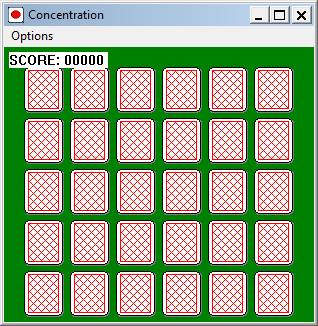 Game cover: Concentration