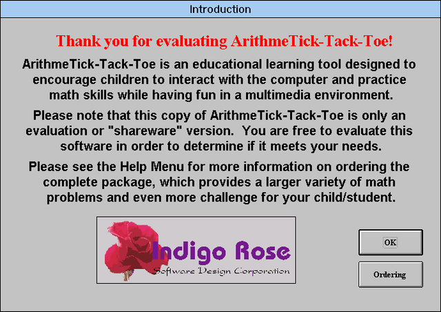 Game cover: ArithmeTick-Tack-Toe
