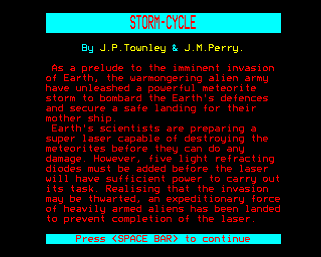 Game cover: Stormcycle