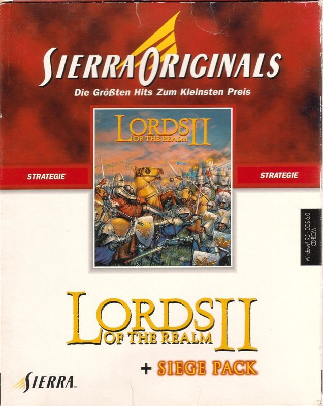 Game cover: Lords of the Realm II + Siege Pack
