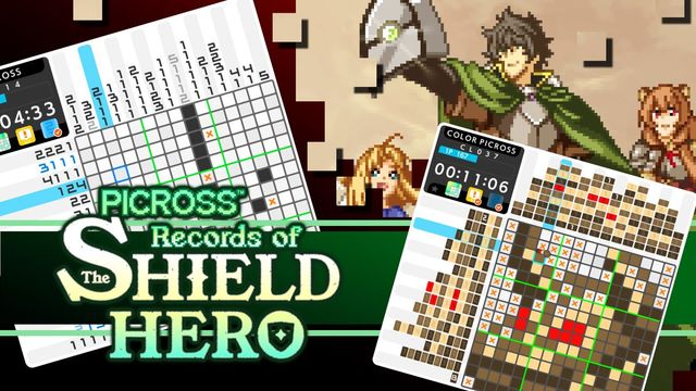 Game cover: Picross Records of The Shield Hero
