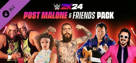 Game cover: WWE 2K24: Post Malone & Friends Pack
