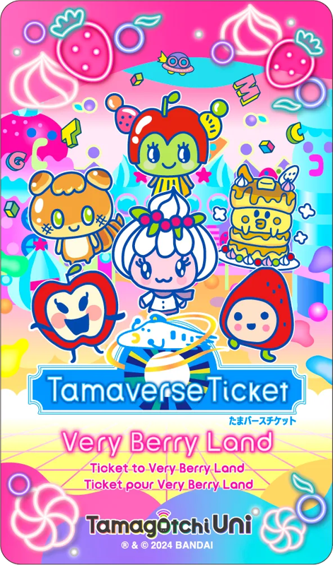 Game cover: Tamaverse Ticket: Very Berry Land