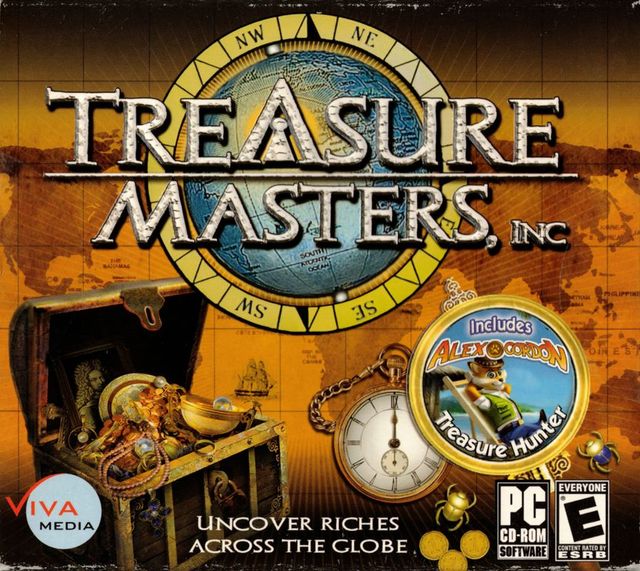 Game cover: Treasure Masters, Inc. (Includes Alex Gordon: Treasure Hunter)