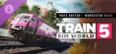 Game cover: Train Sim World 5: MBTA Boston - Worcester Line