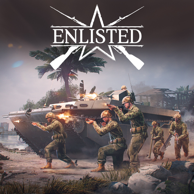 Game cover: Enlisted: LVT-4 Squad