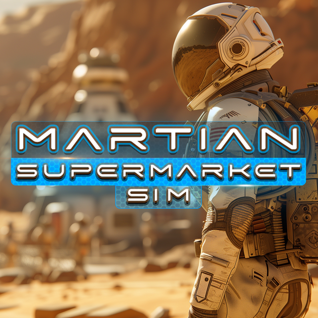 Game cover: Martian Supermarket Sim