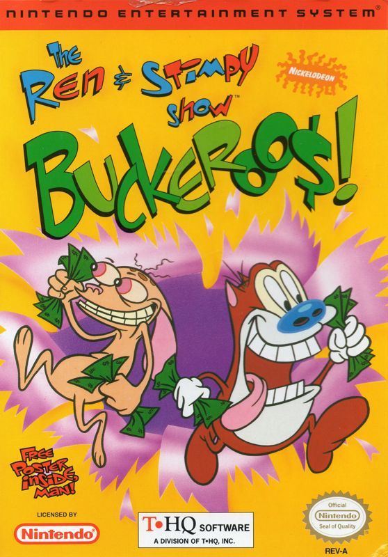 Game cover: The Ren & Stimpy Show: Buckeroo$!