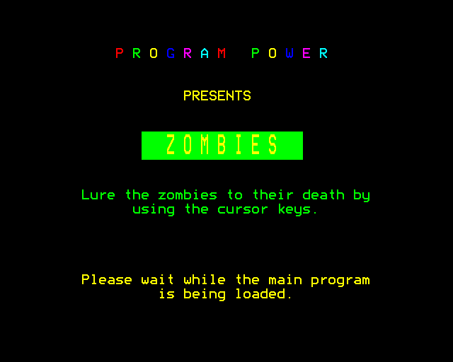 Game cover: Zombies