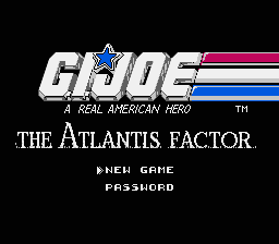 Game cover: G.I. Joe: The Atlantis Factor
