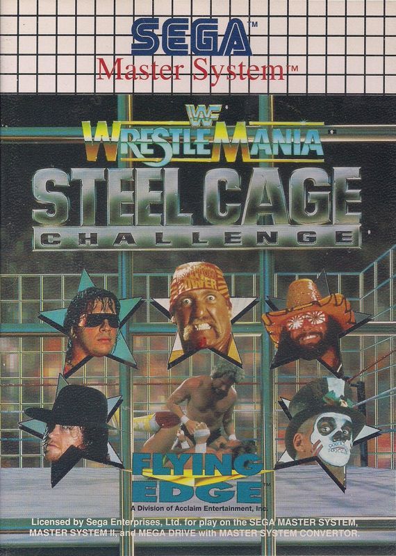 Game cover: WWF Wrestlemania: Steel Cage Challenge