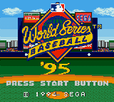 Game cover: World Series Baseball '95