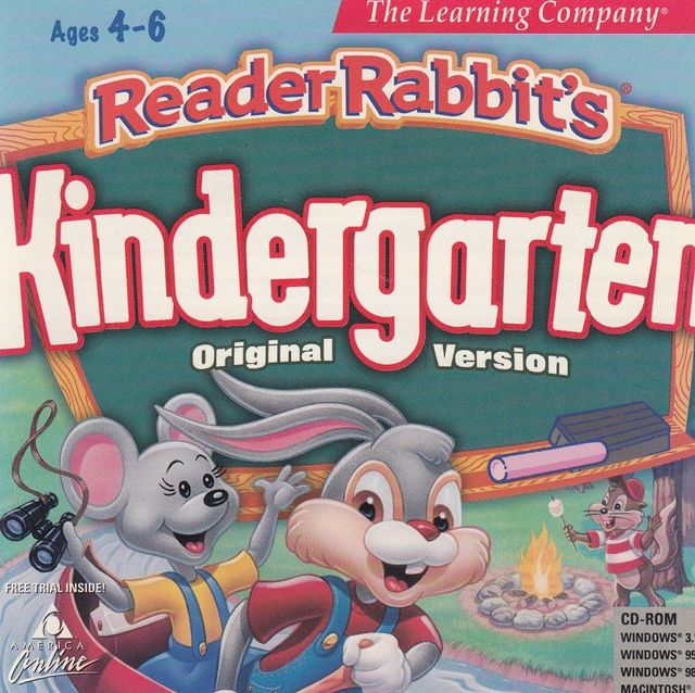 Game cover: Reader Rabbit's Kindergarten