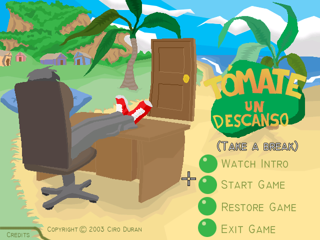 Game cover: Tómate un descanso