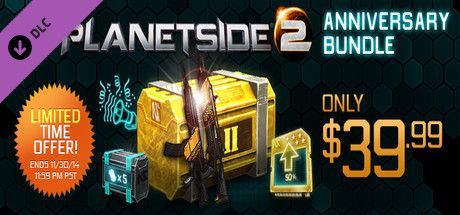Game cover: Planetside 2: 2nd Anniversary Bundle