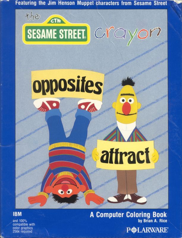 Game cover: The Sesame Street Crayon: Opposites Attract