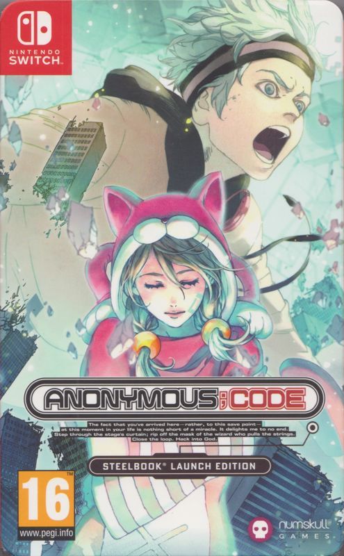 Game cover: Anonymous;Code (Steelbook Launch Edition)