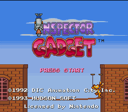 Game cover: Inspector Gadget