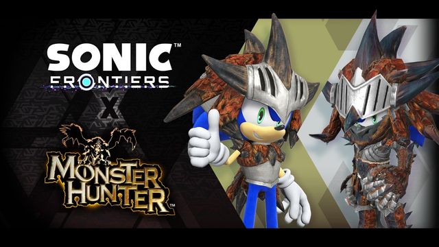 Game cover: Sonic Frontiers: Monster Hunter Collaboration Pack