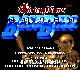 Game cover: The Sporting News Baseball