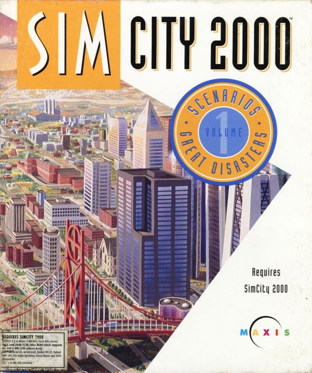 Game cover: SimCity 2000 Scenarios: Volume 1 - Great Disasters
