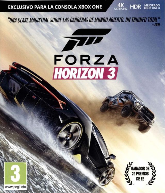 Game cover: Forza Horizon 3