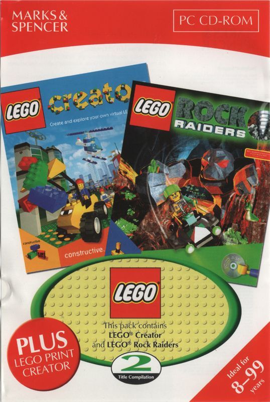 Game cover: LEGO Creator and LEGO Rock Raiders