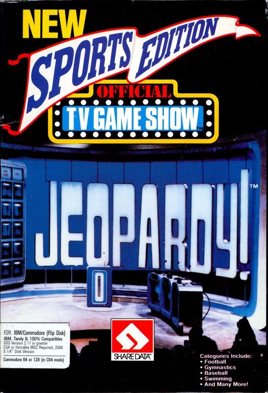 Game cover: Jeopardy!: New Sports Edition
