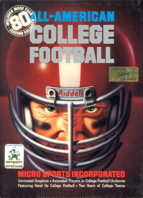 Game cover: All-American College Football