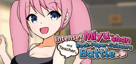Game cover: Intense! Miyu-chan and Teacher's Rock-Paper-Scissors Battle