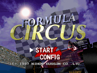 Game cover: Formula Circus