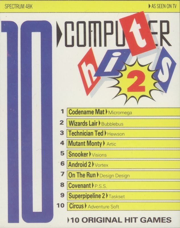 Game cover: 10 Computer Hits 2