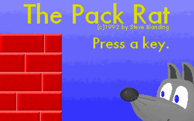 Game cover: The Pack Rat