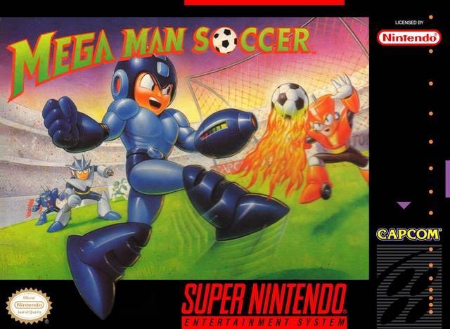 Game cover: Mega Man Soccer