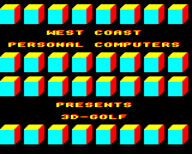 Game cover: 3D-Golf