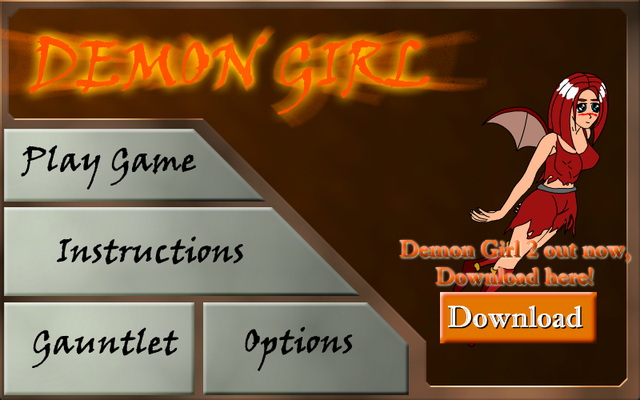 Game cover: Demon Girl