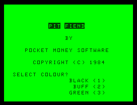 Game cover: Pit Fiend