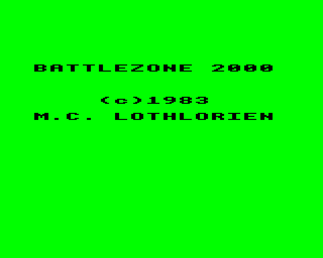 Game cover: Battlezone 2000