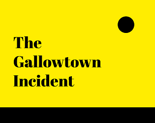Game cover: The Gallowtown Incident