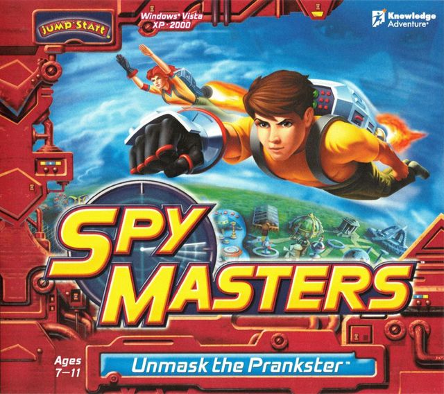 Game cover: JumpStart Spy Masters: Unmask the Prankster