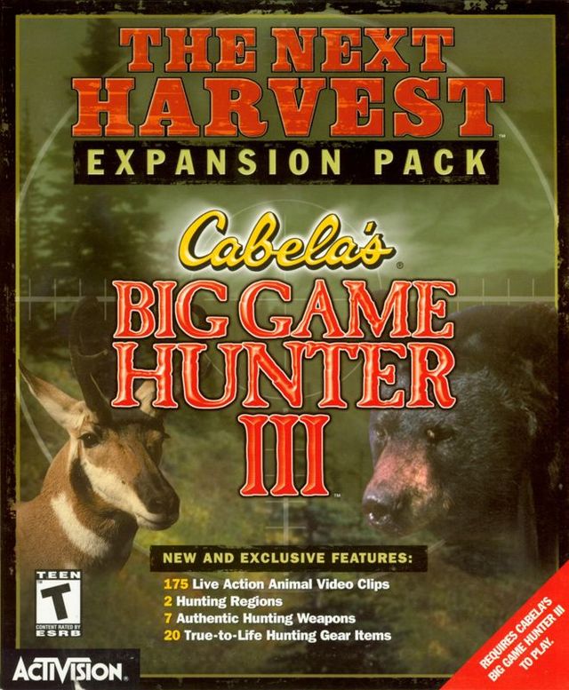 Game cover: Cabela's Big Game Hunter III: The Next Harvest