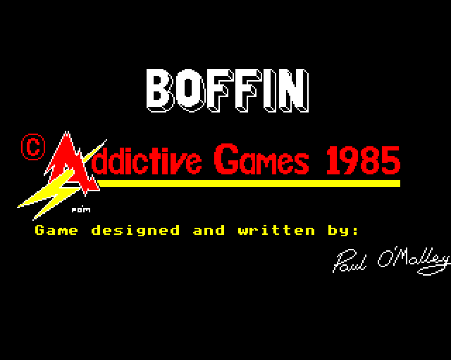 Game cover: Boffin
